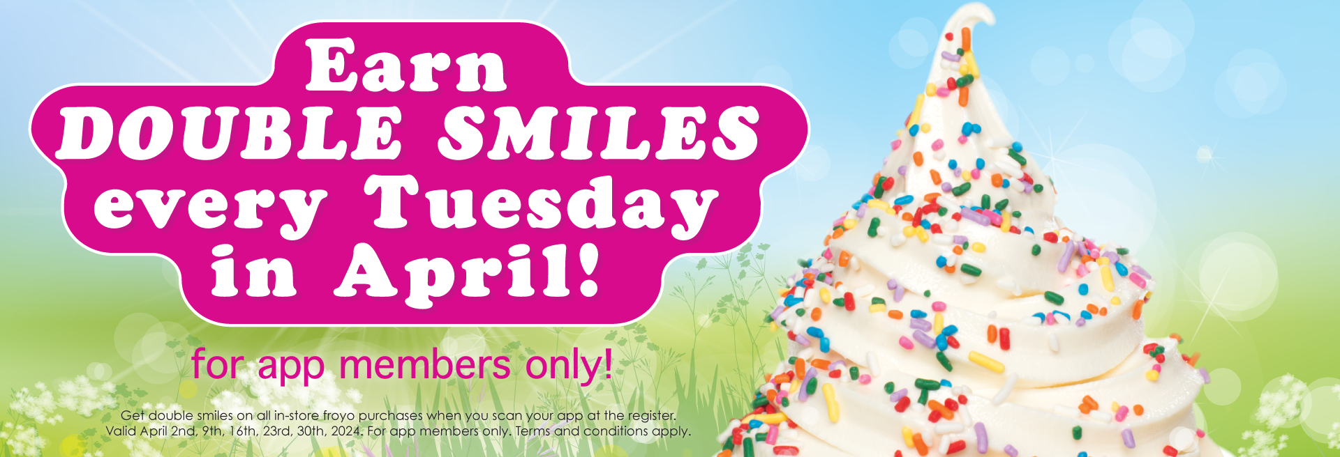 Double your rewards every Tuesday this month!