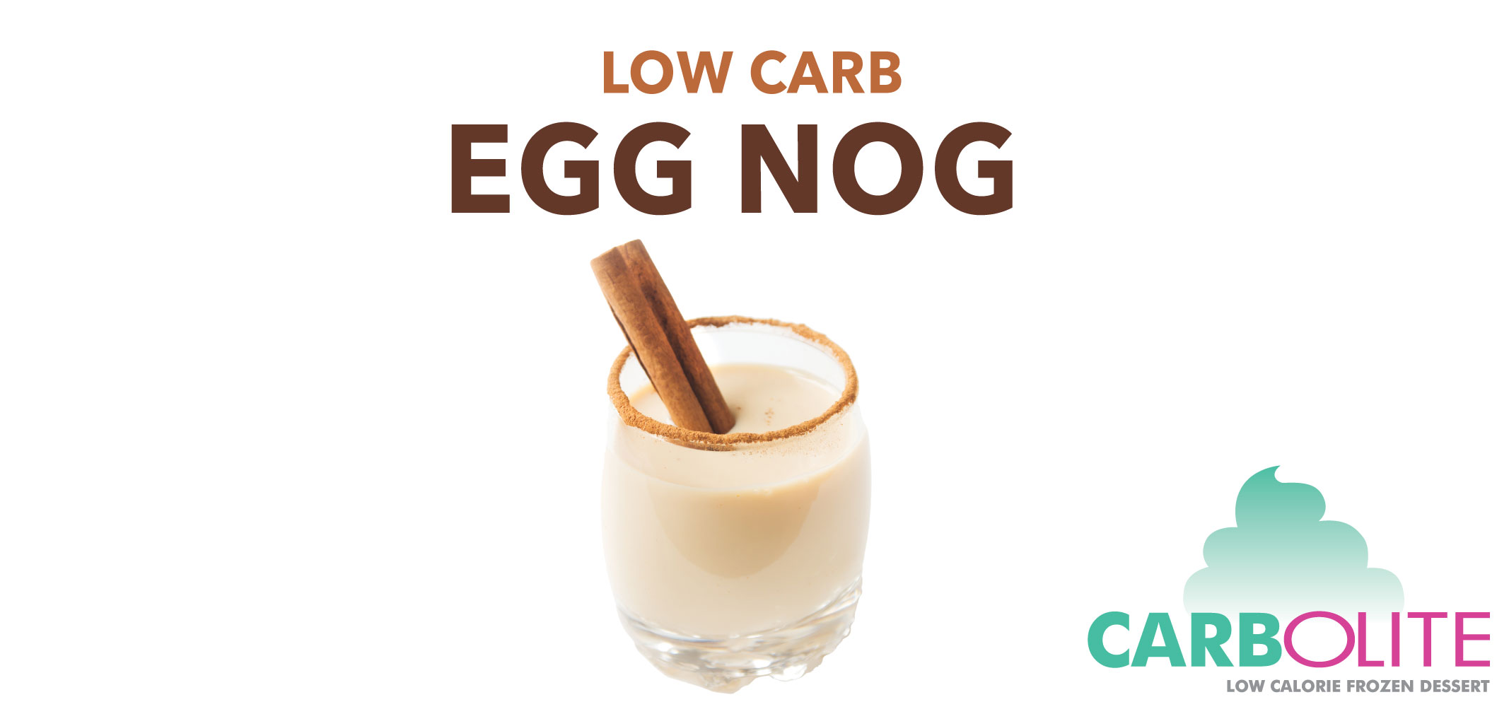 Carbolite Low Carb Egg Nog label image