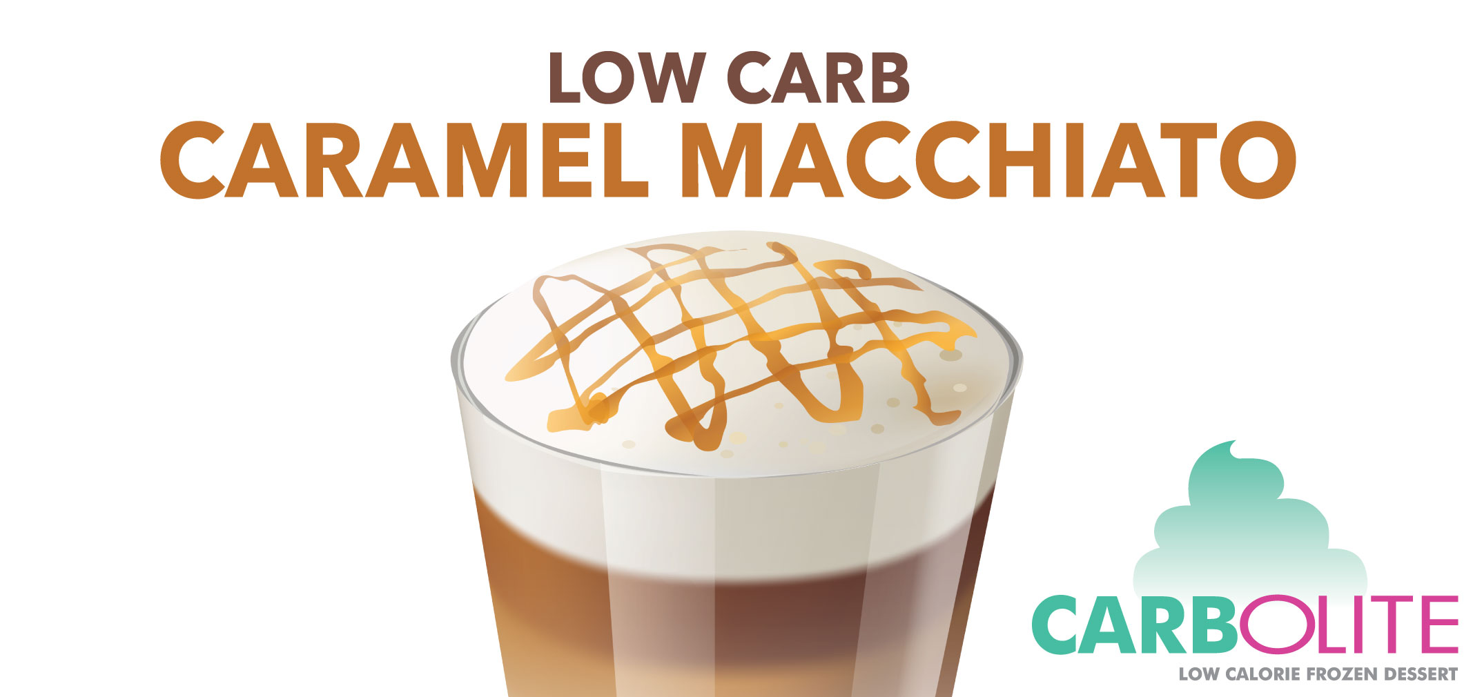 carbolite low carb caramel macchiato label image