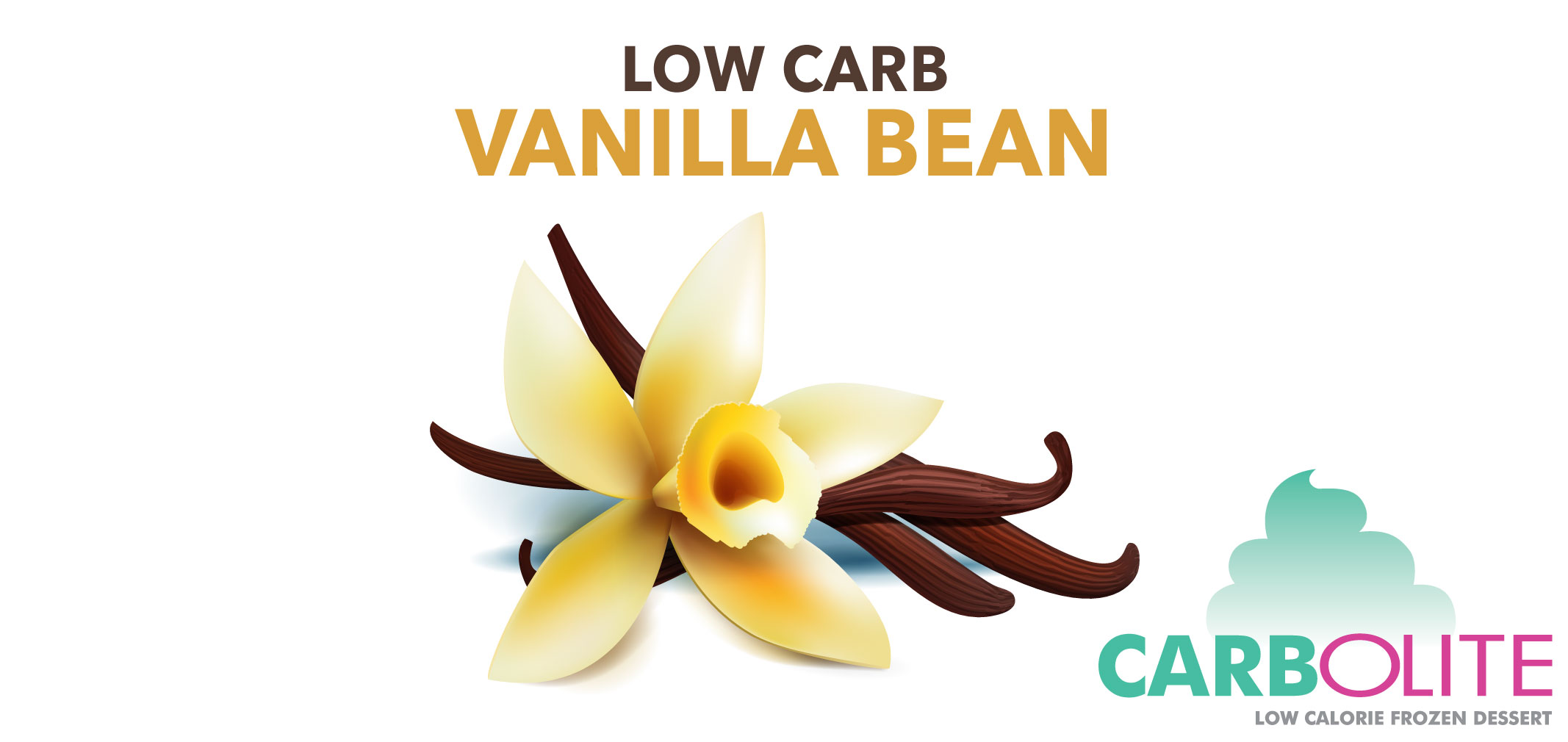 carbolite low carb no sugar added vanilla bean label image