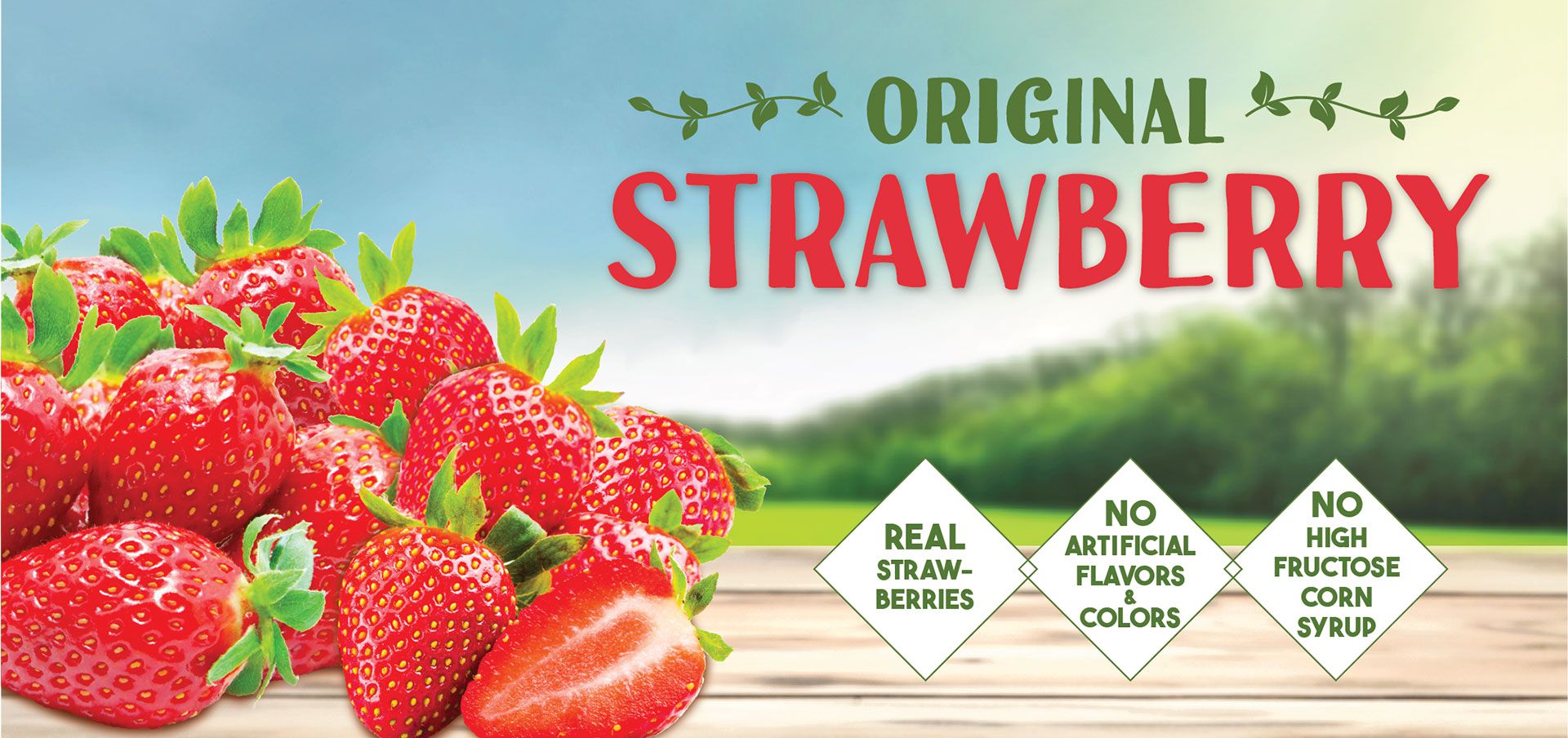 original strawberry label image