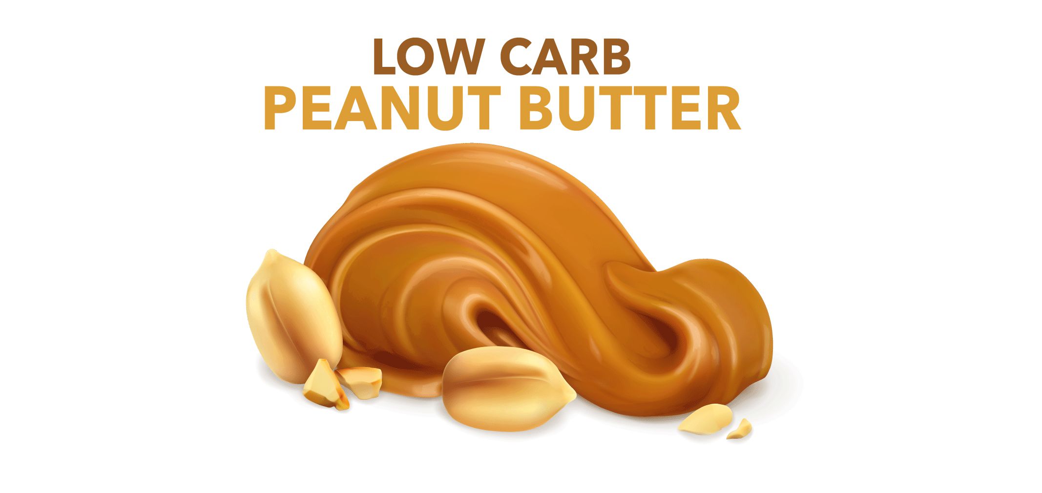 carbolite low carb no sugar added peanut butter label image