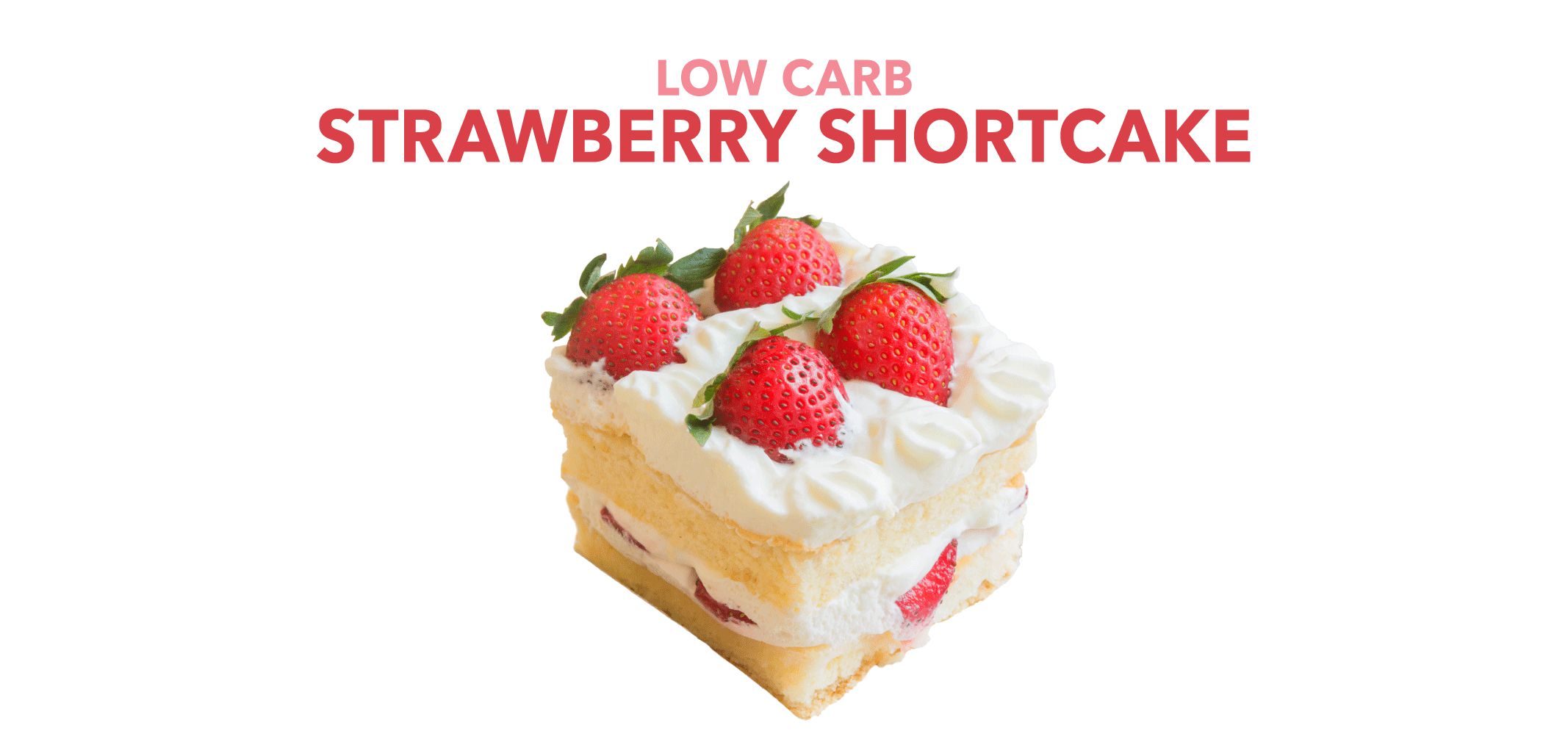 carbolite low carb no sugar added strawberry shortcake label image