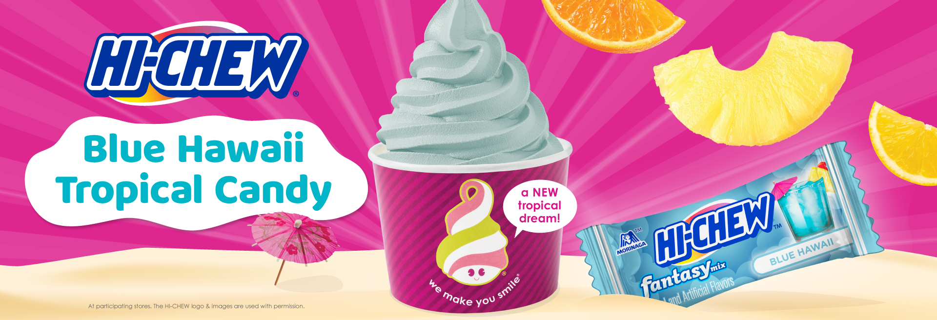 Try our limited-time only flavor: HI-CHEW Blue Hawaii Tropical Candy 