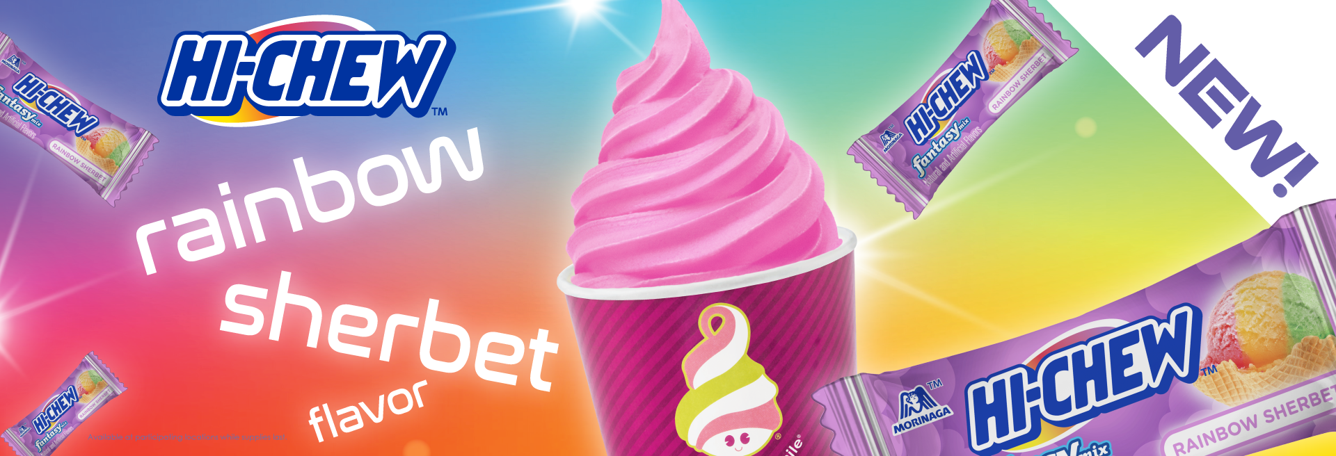 Celebrate National Candy month with HI-CHEW Rainbow Sherbet