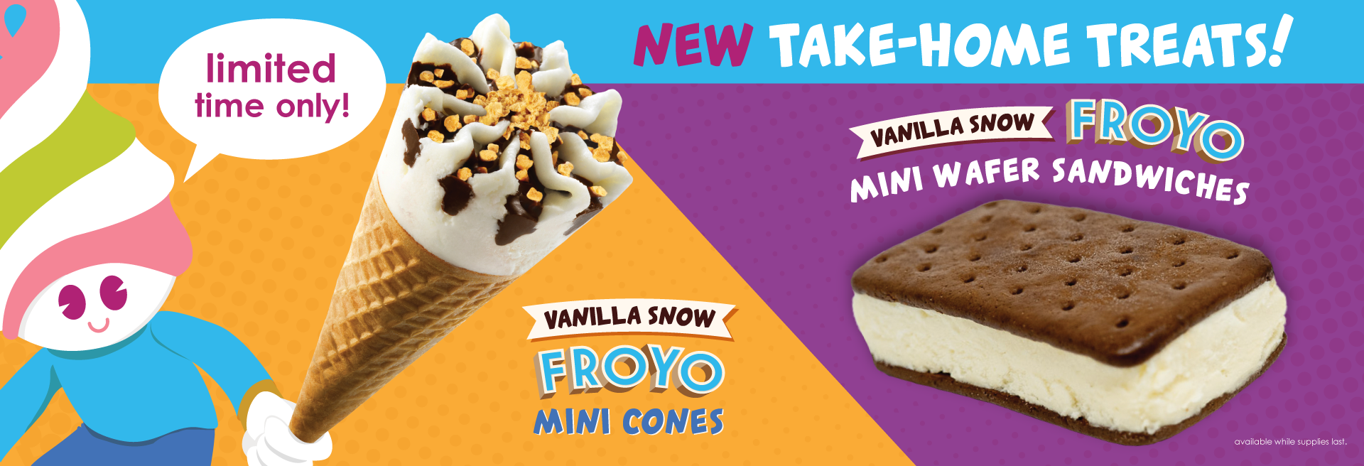 Bite-sized desserts are available in store!