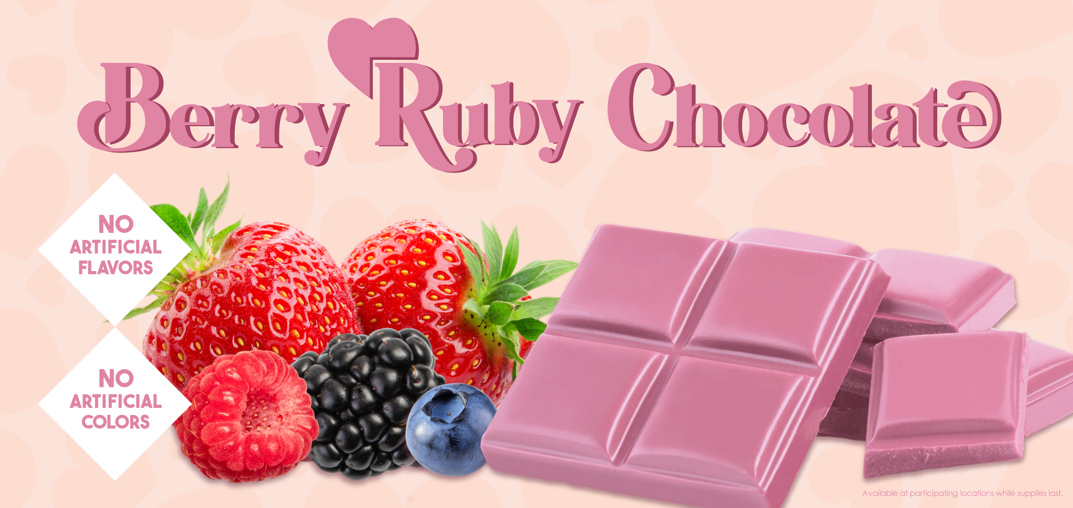 Berry Ruby Chocolate label image