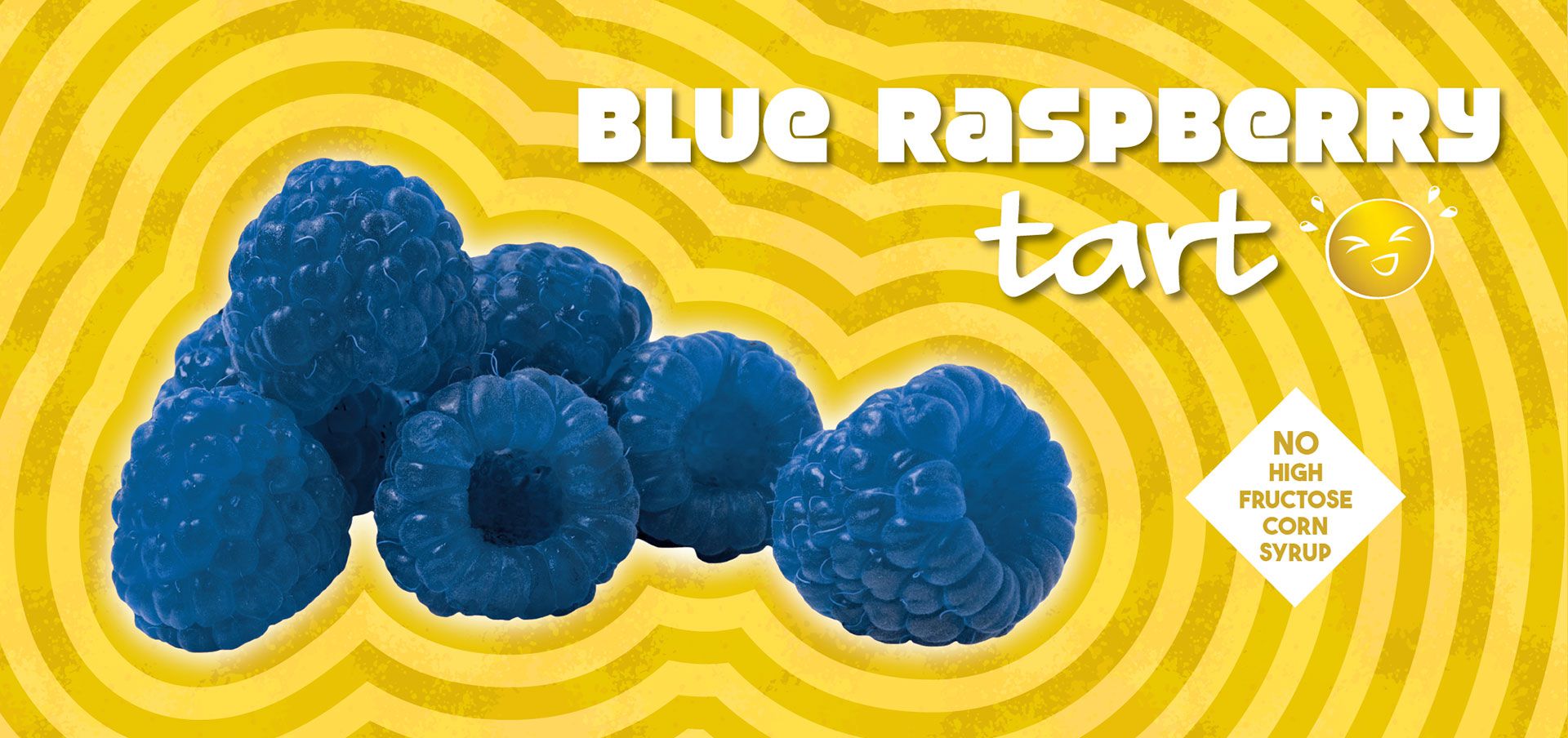 blue raspberry tart label image
