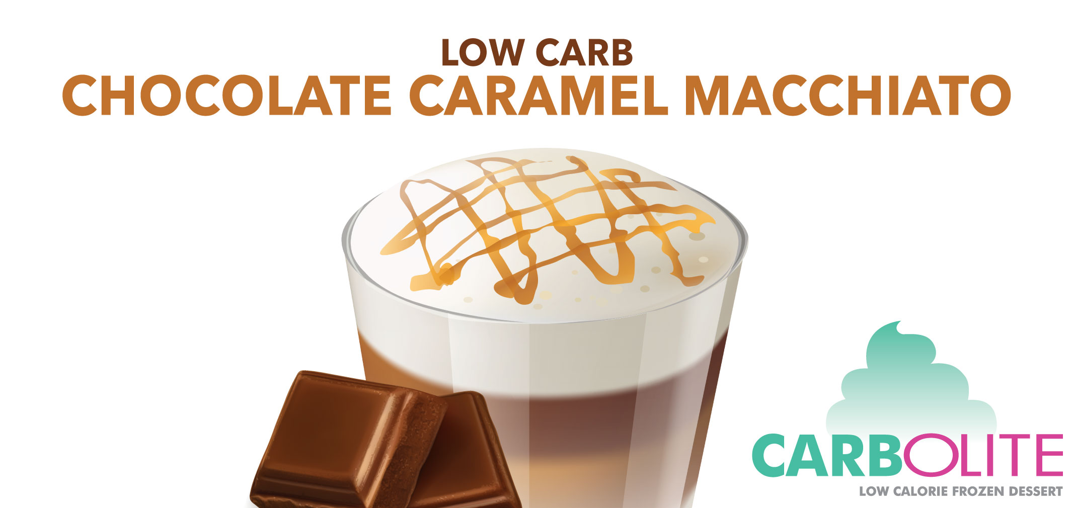 carbolite low carb chocolate caramel macchiato label image