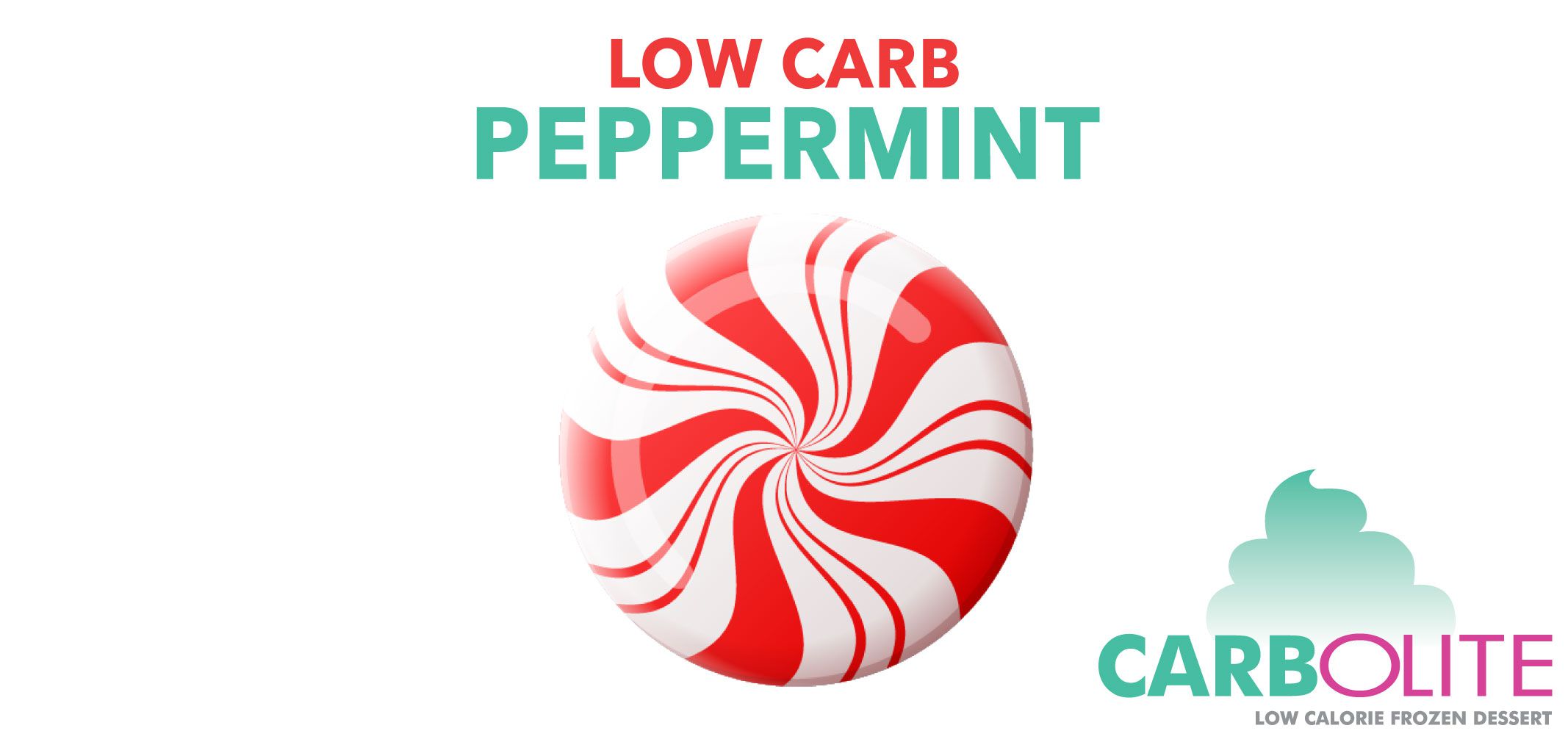 carbolite low carb no sugar added peppermint label image