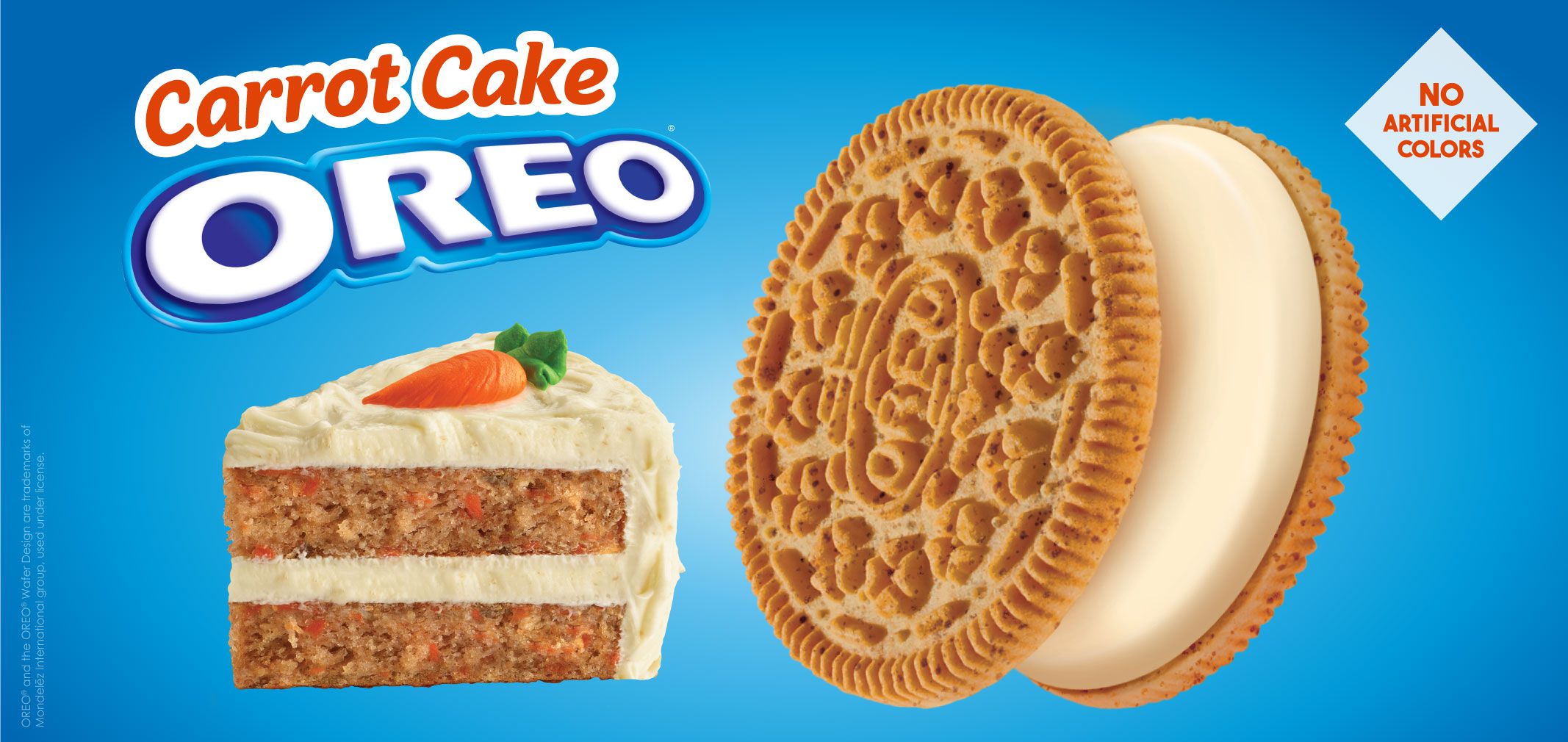 Carrot Cake Oreo Cookie label image