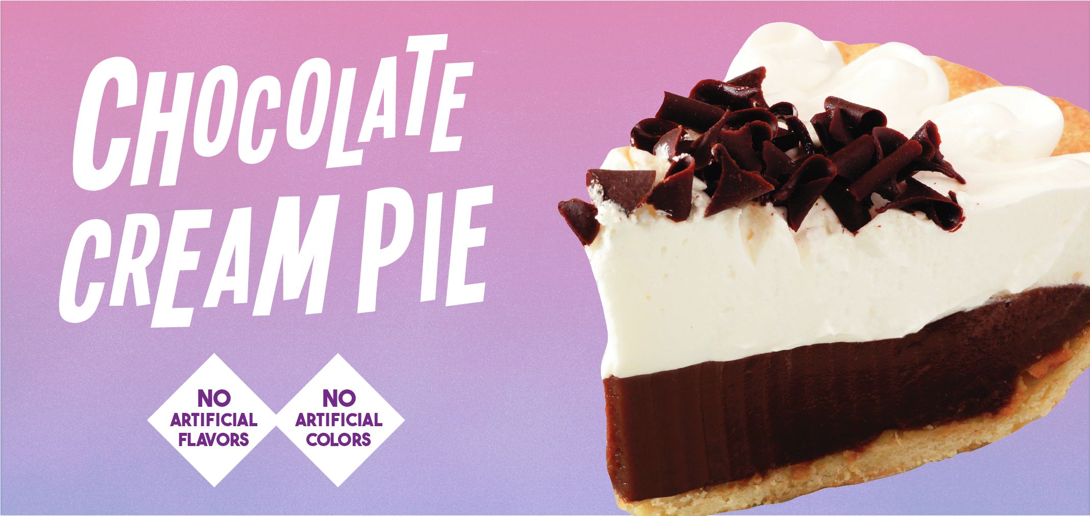 chocolate cream pie label image