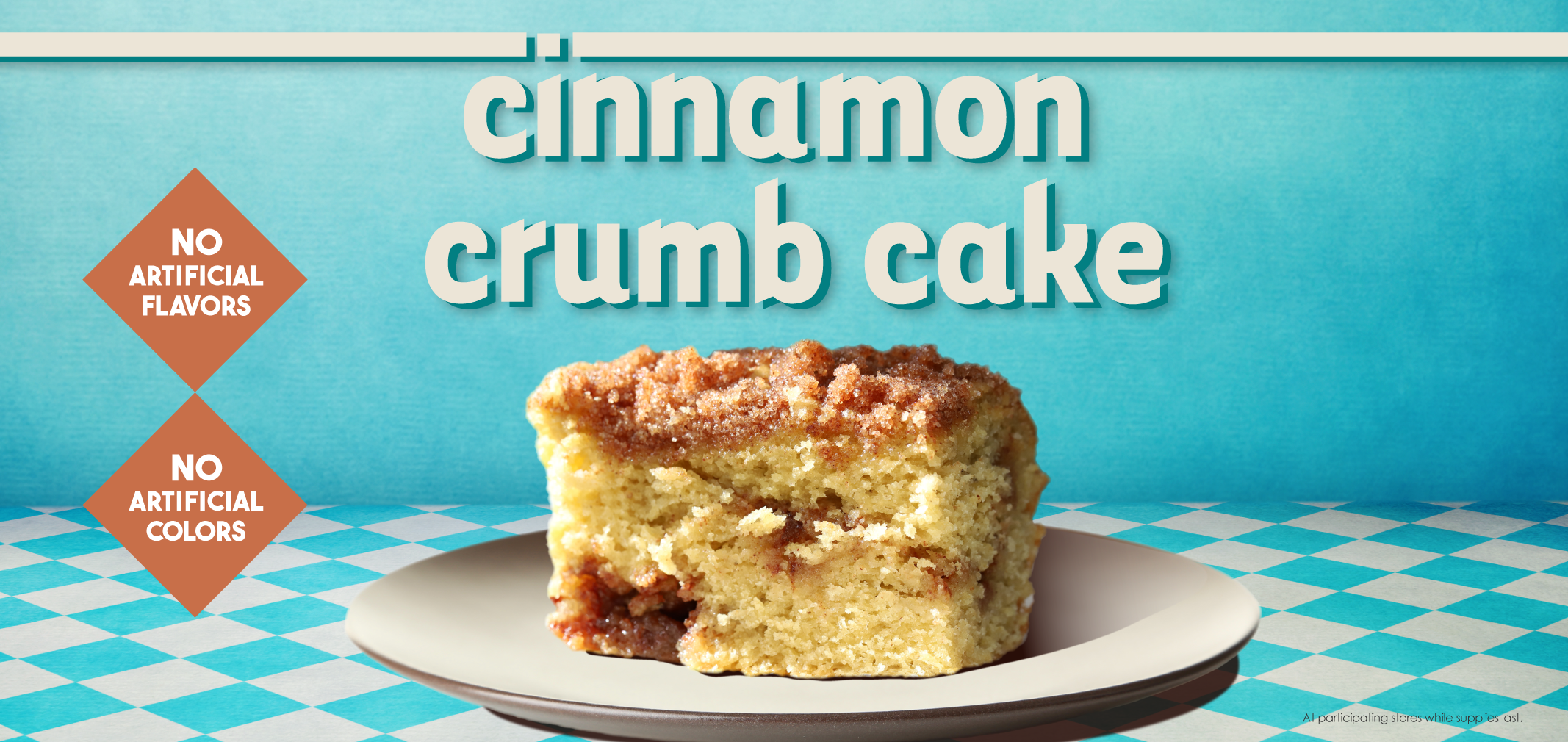 Cinnamon Crumb Cake label image