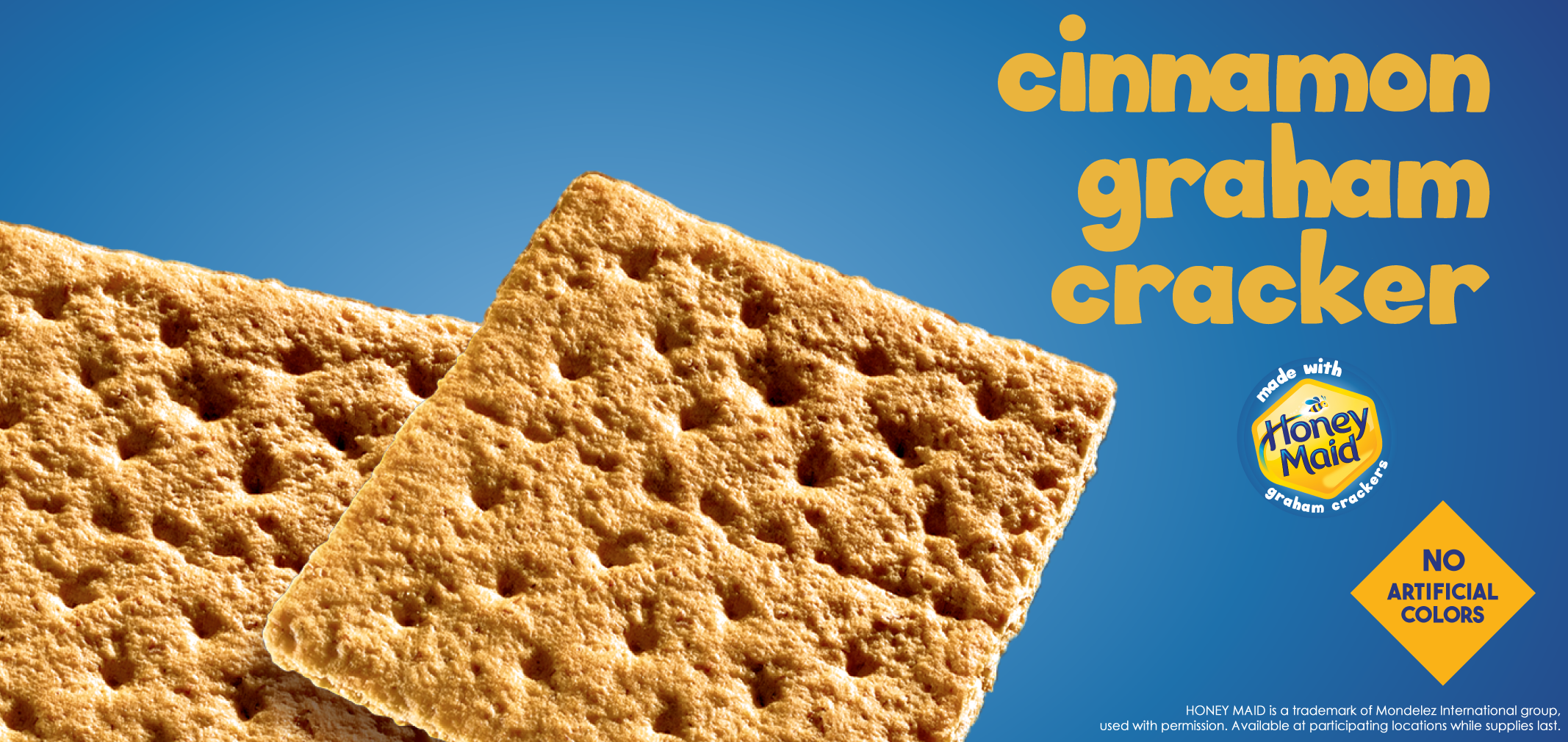 Cinnamon Graham Cracker made with Honey Maid Graham Crackers label image