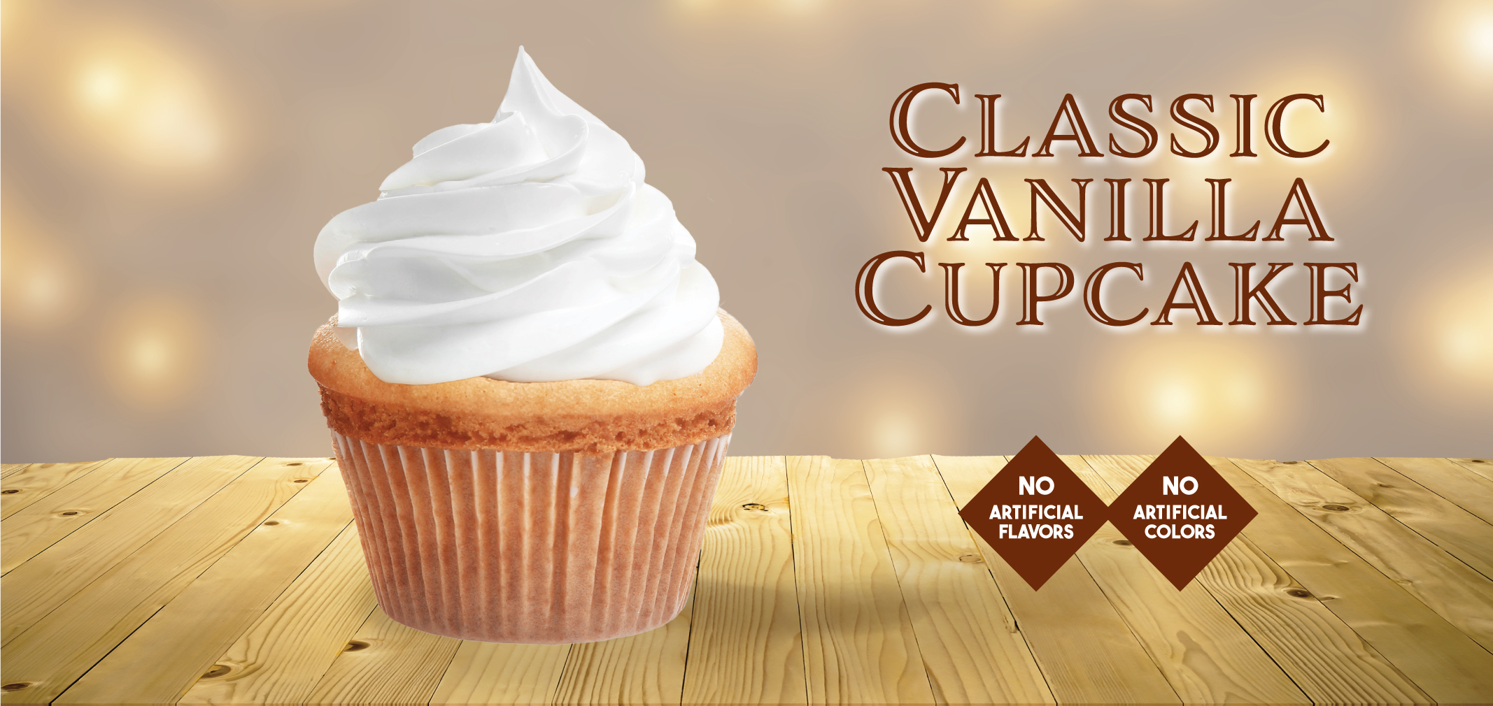 Classic Vanilla Cupcake label image