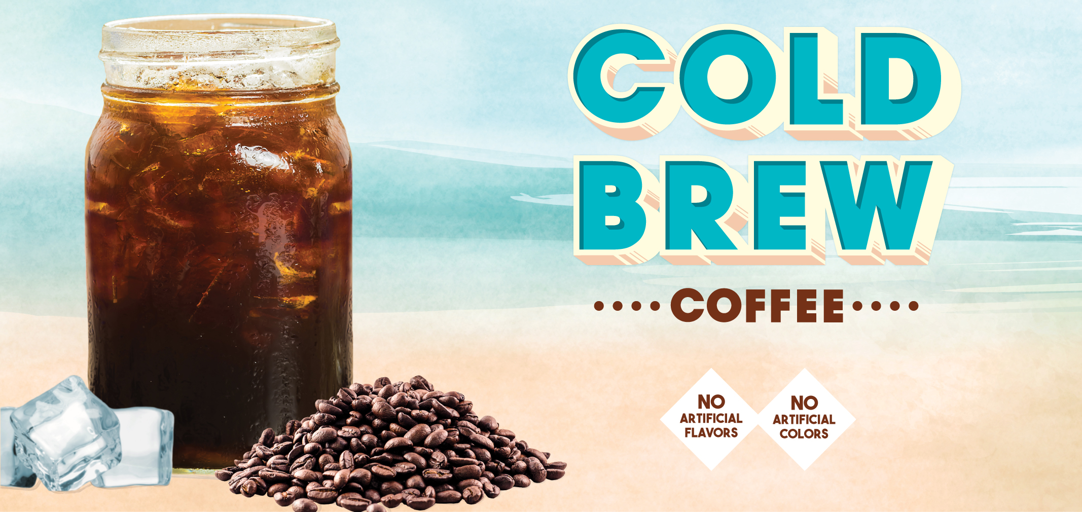 cold brew coffee label image