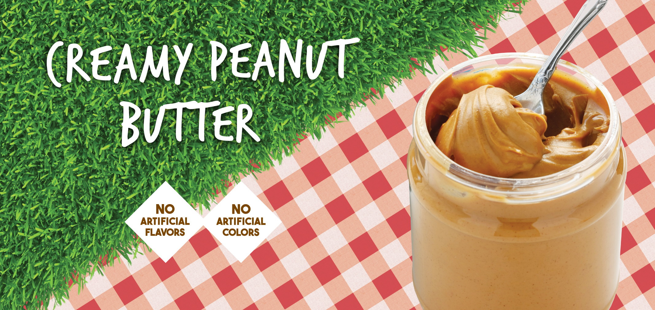 creamy peanut butter label image