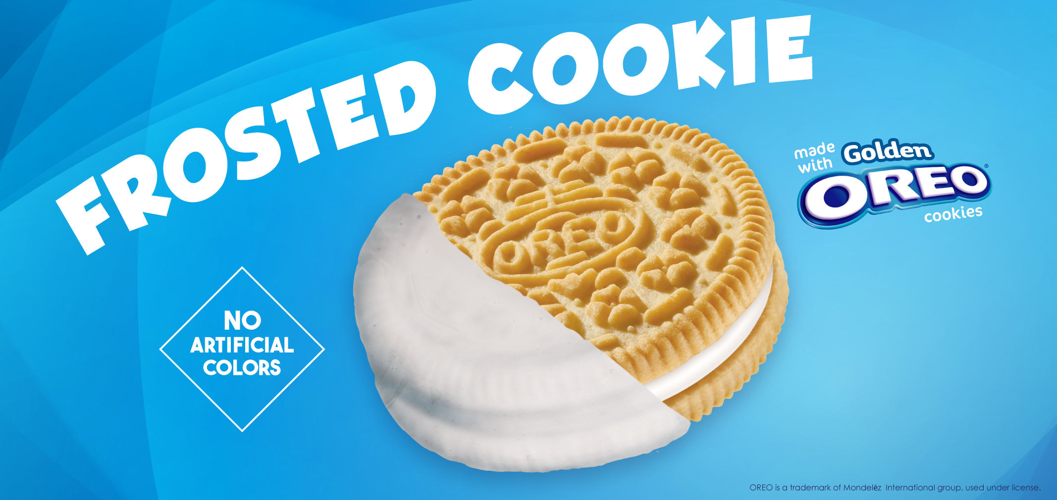 Frosted Cookie made with Golden Oreo Cookies label image