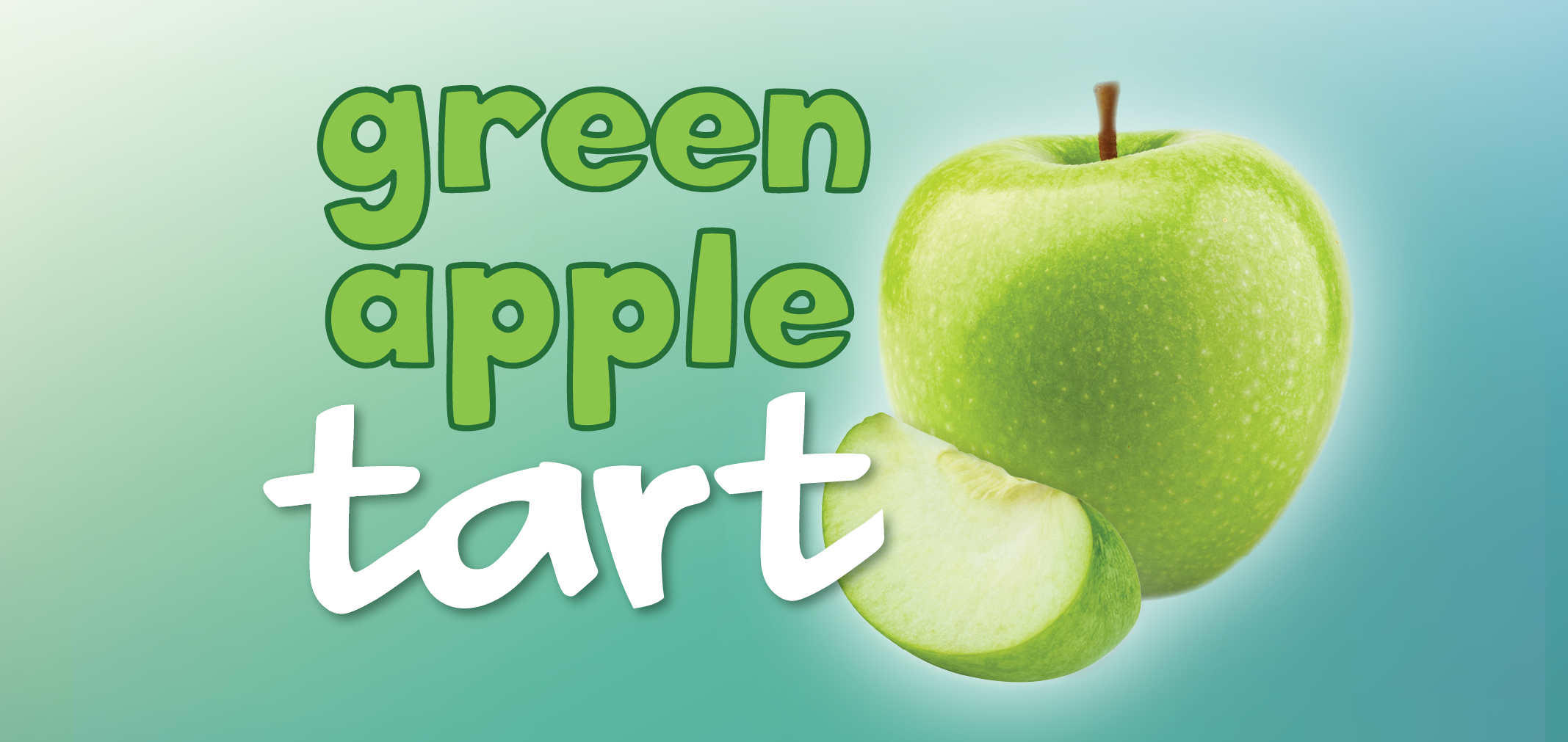 green apple tart label image