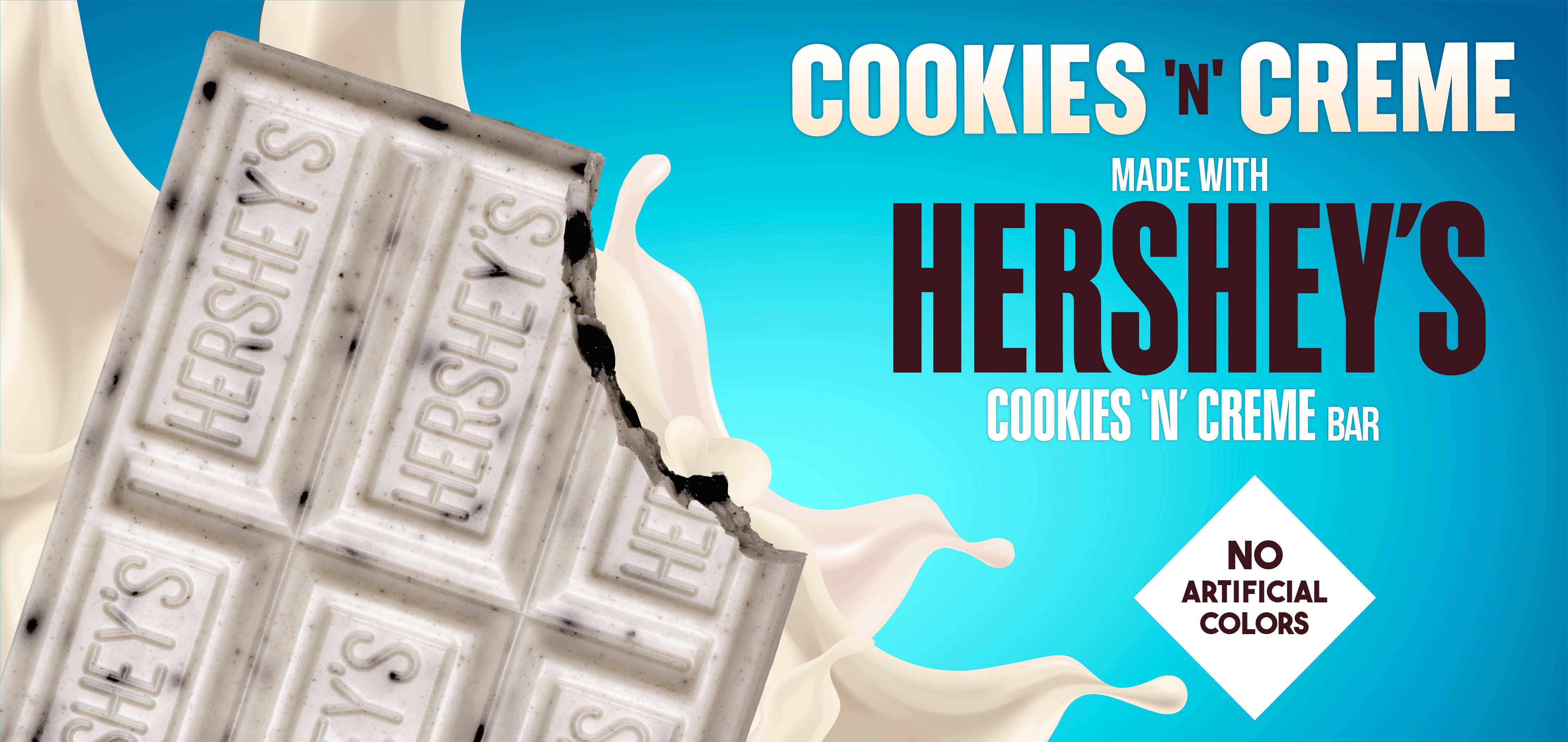 Cookies ‘n’ Crème Made With Hershey&amp;#39;s® Cookies ‘n’ Creme Bar: Frozen ...