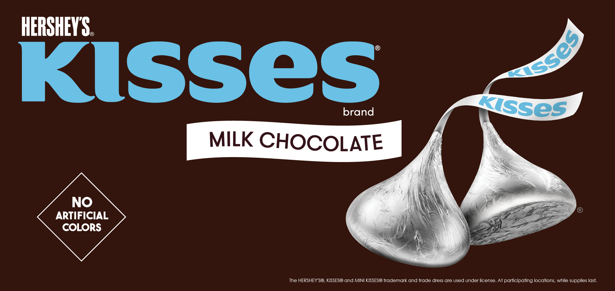 hershey's® kisses® milk chocolate label image