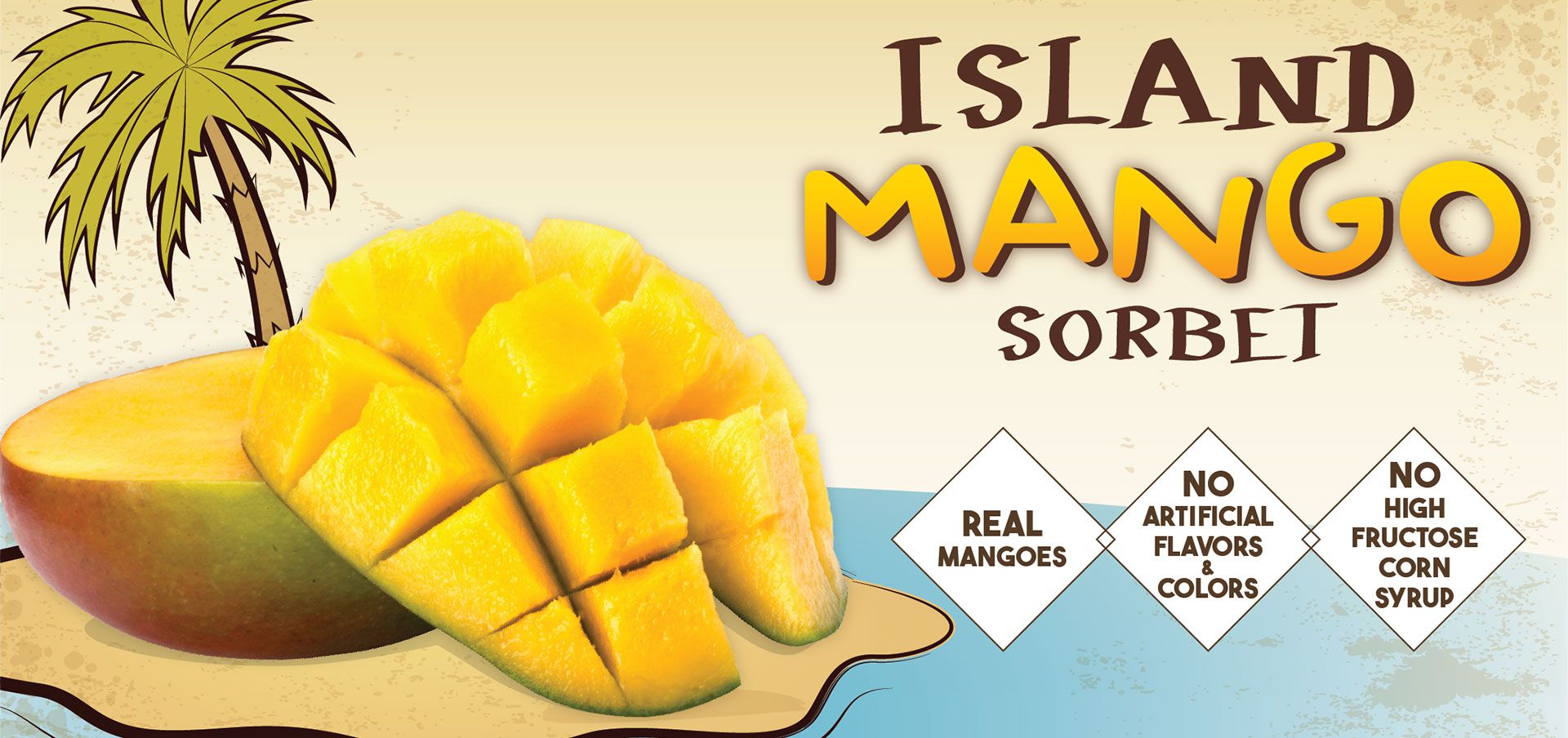 island mango sorbet label image