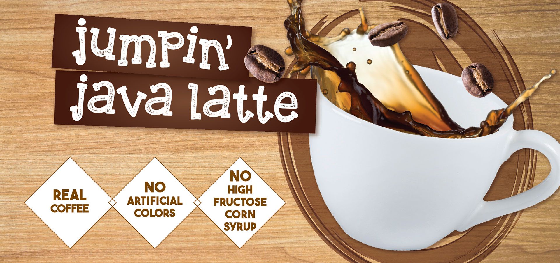 jumpin' java latte label image