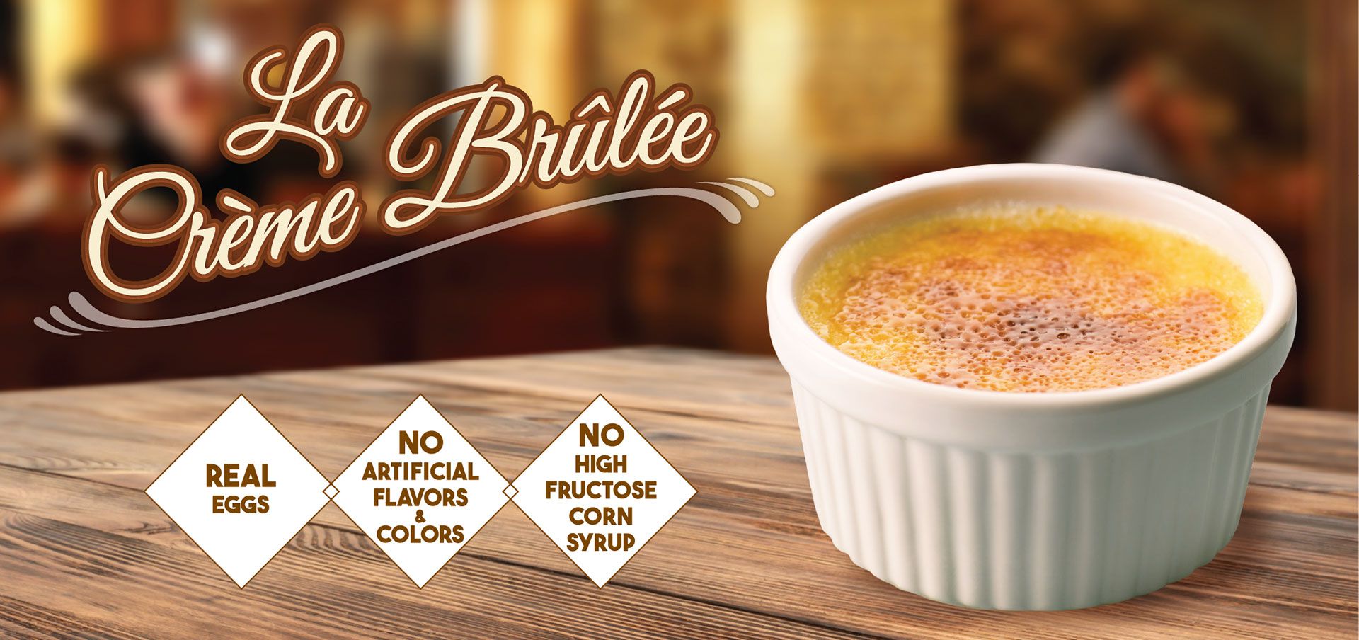 la crème brulee label image