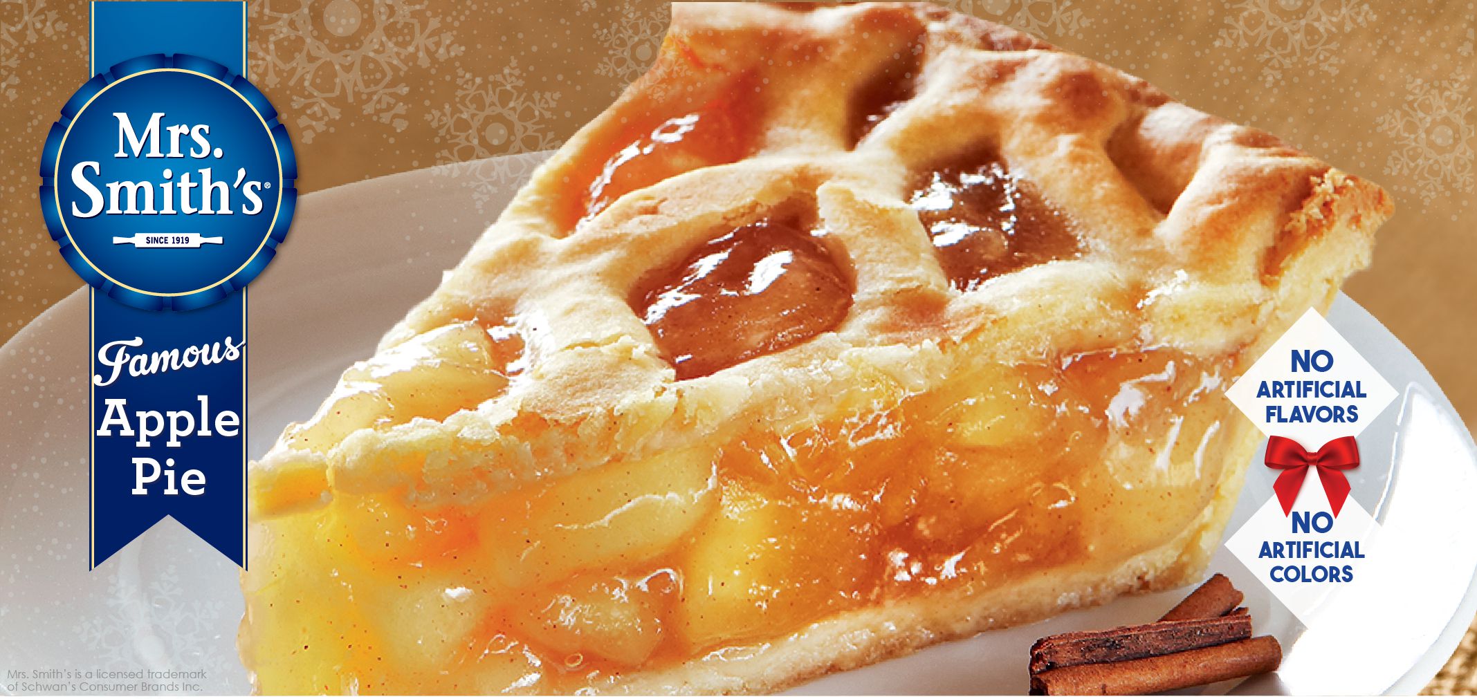 mrs. smith's® famous apple pie label image