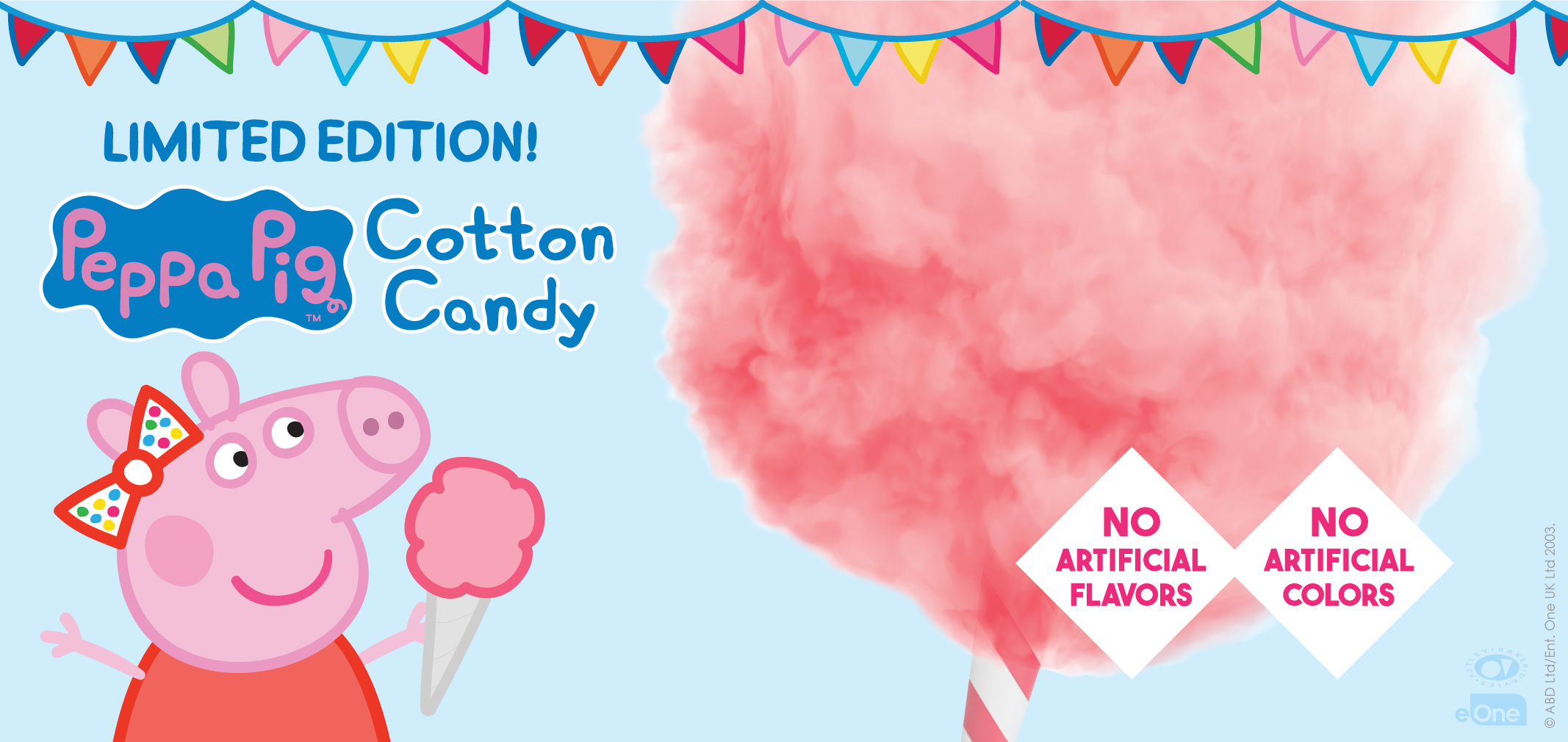 Peppa Pig's Cotton Candy label image