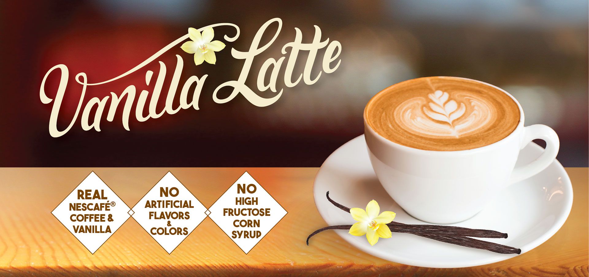 vanilla latté label image
