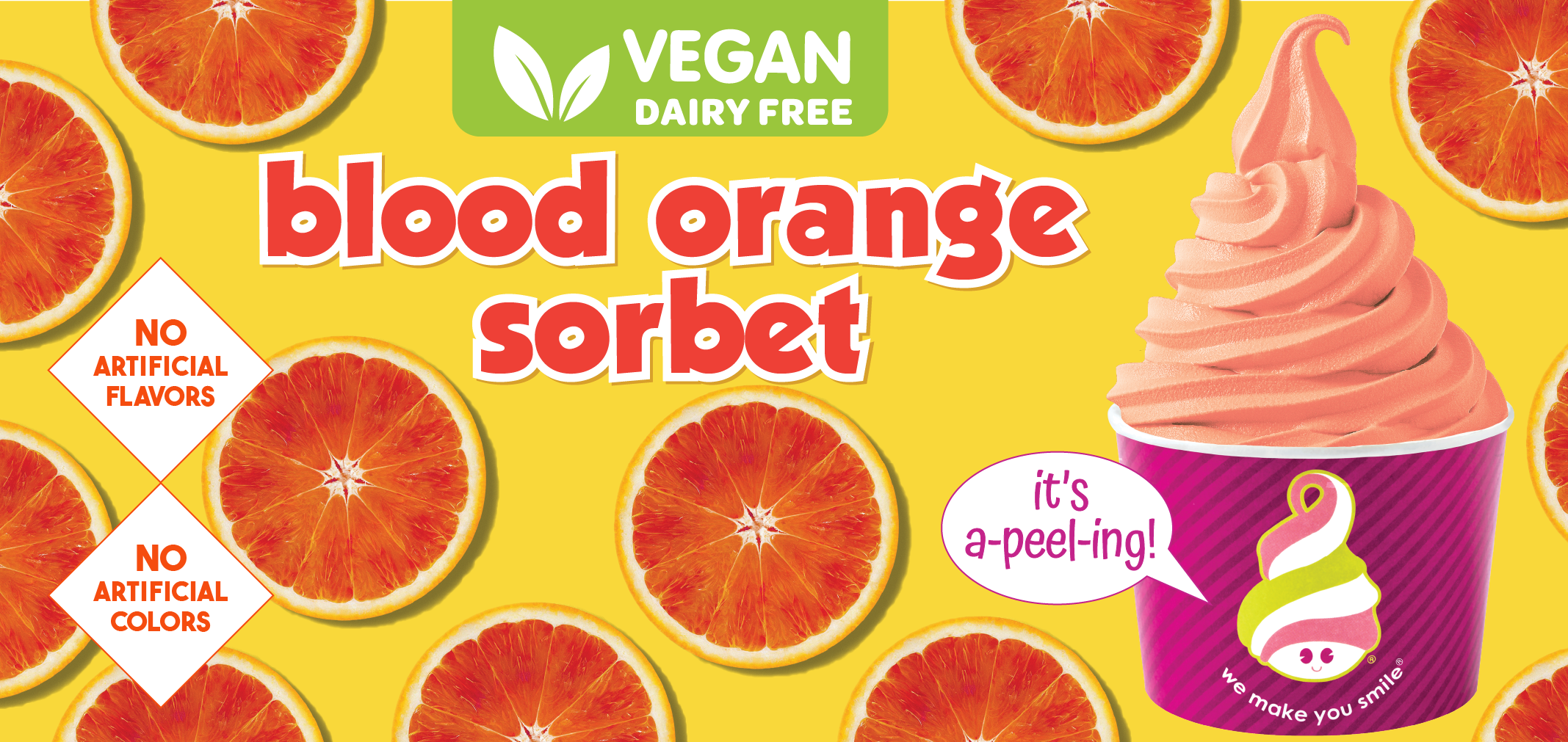 Vegan Blood Orange Sorbet label image