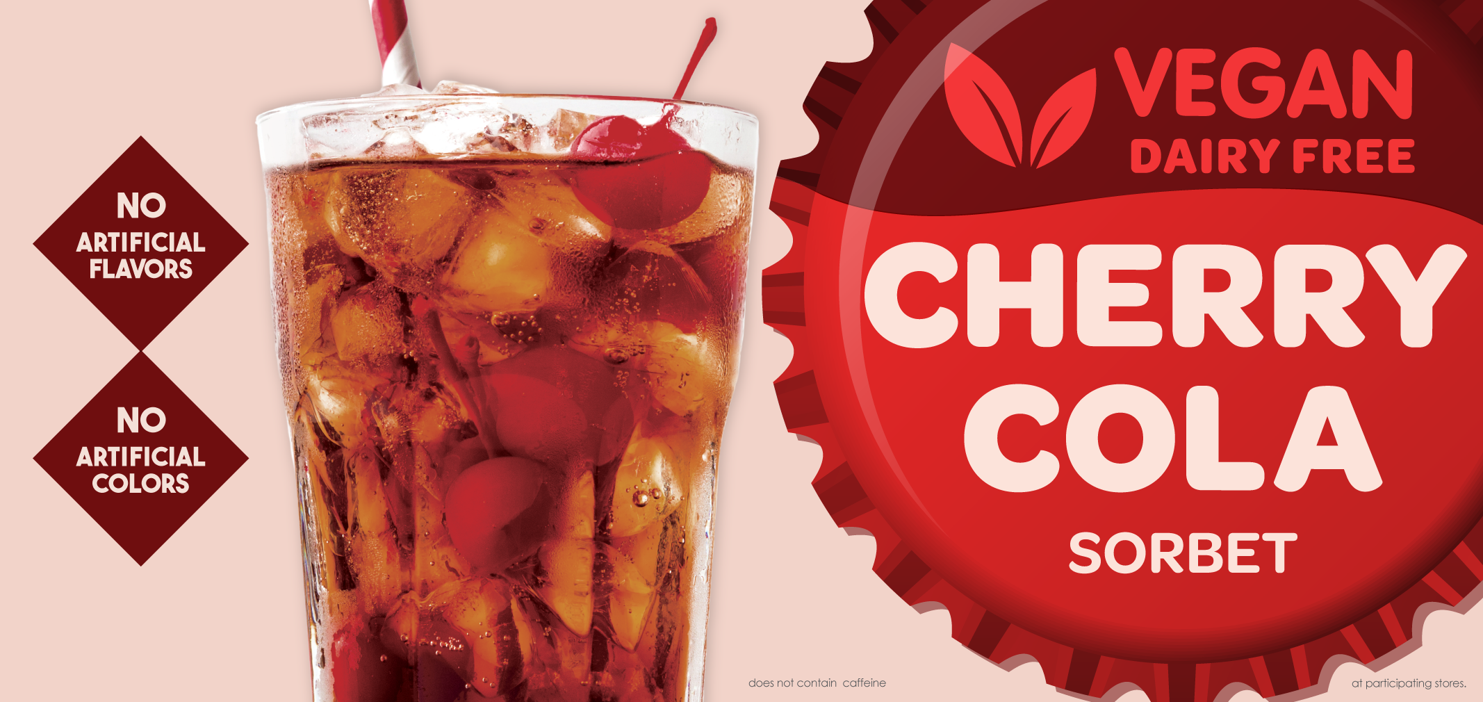 Vegan Cherry Cola Sorbet label image