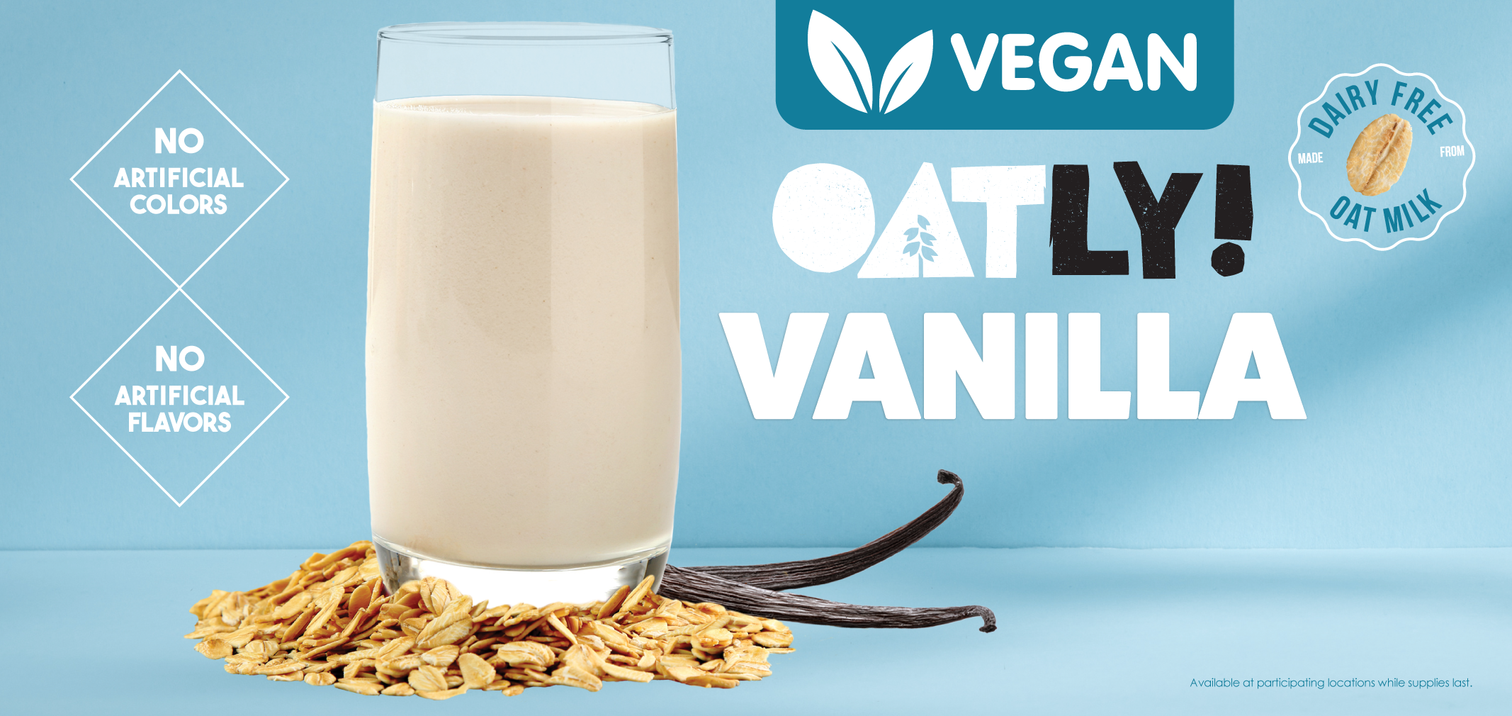 Vegan Oatly Vanilla label image