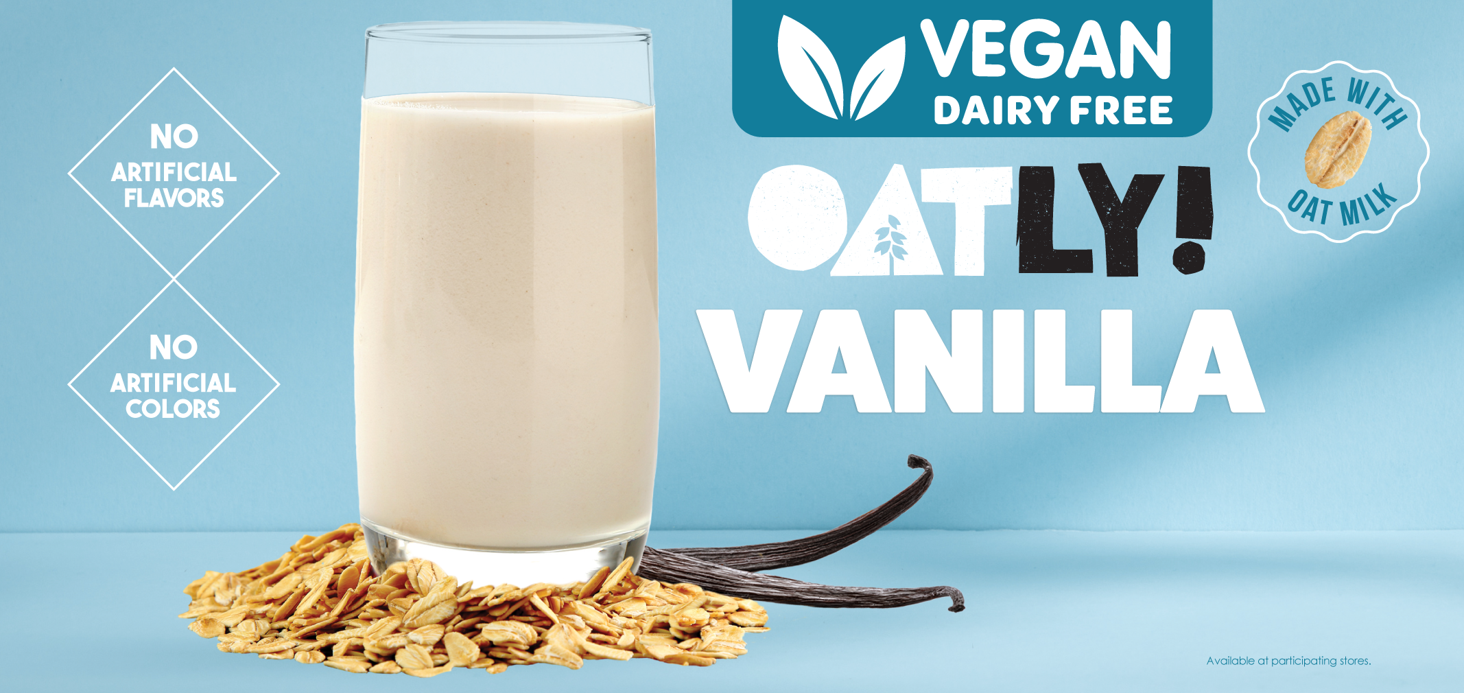 Vegan Oatly Vanilla label image