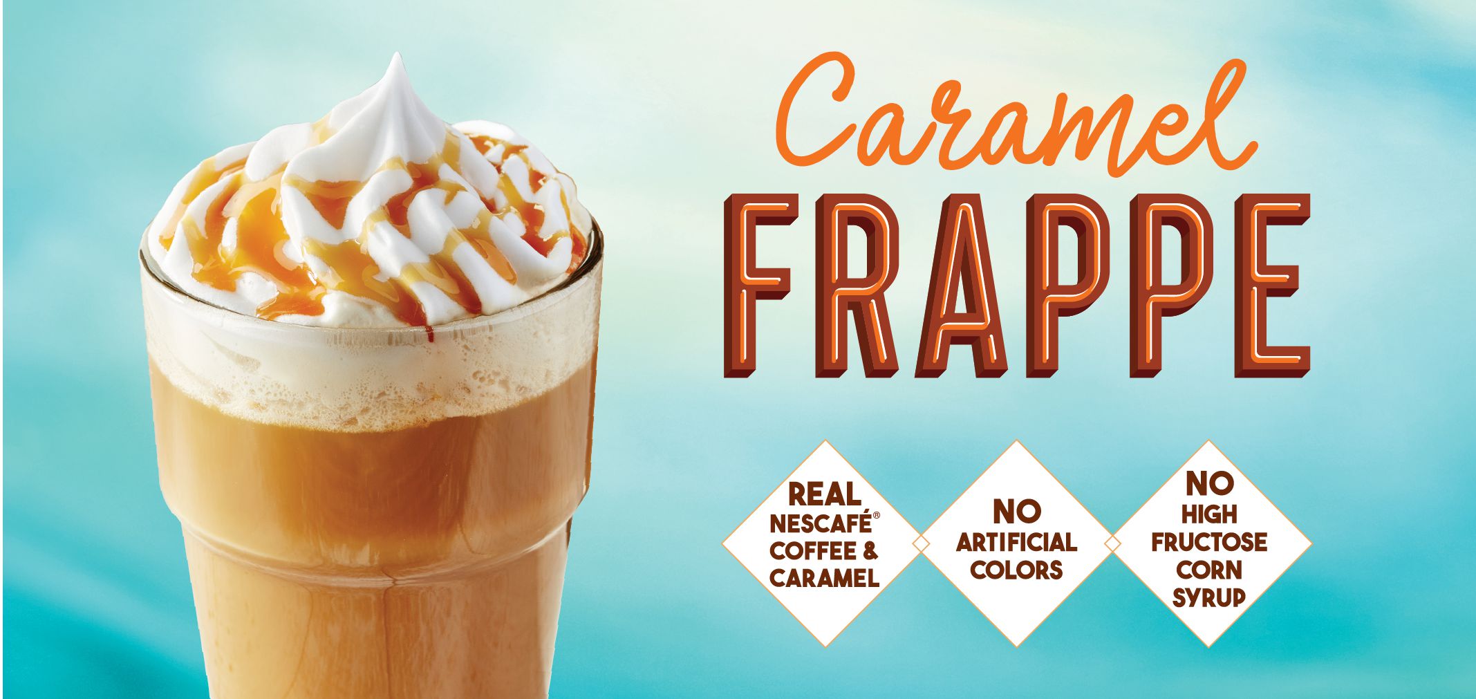 caramel frappé label image