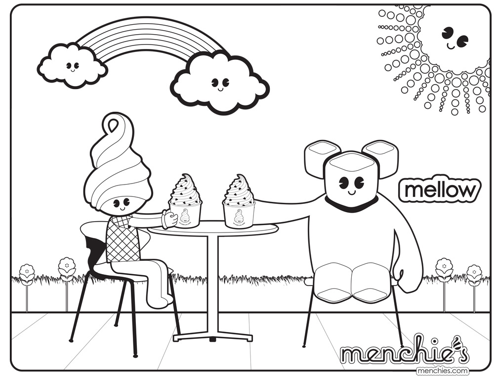 Mellow Coloring sheets