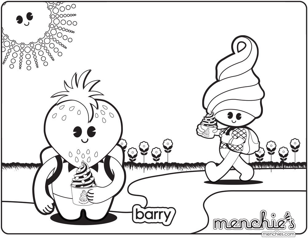 Barry Coloring sheets