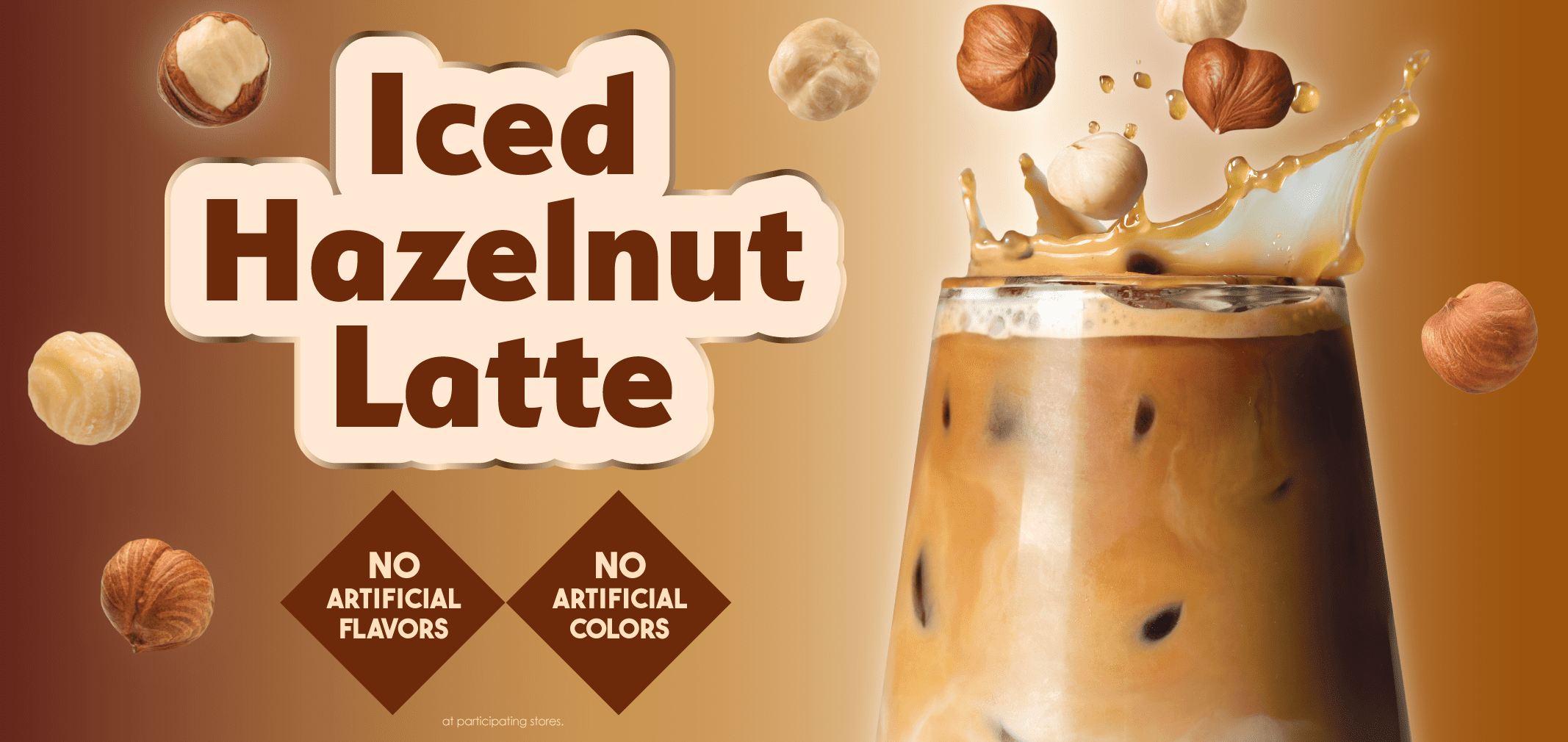 iced hazelnut latte froyo, swirling at your nearest Menchie's