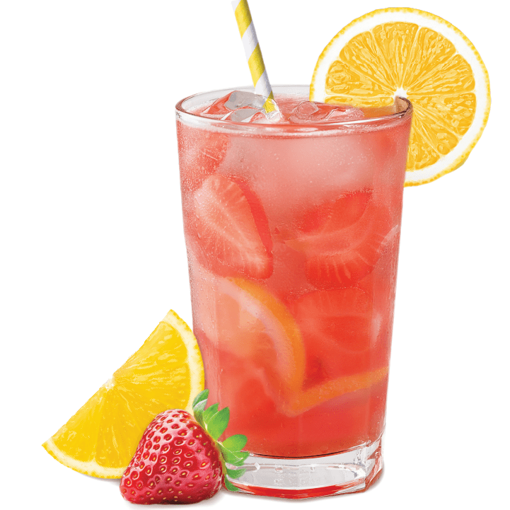 fresh squeezed strawberry lemonade sorbet