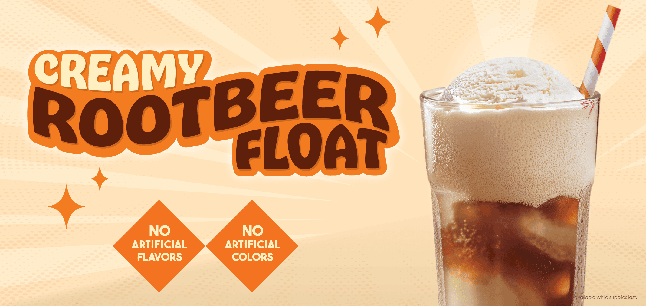 creamy rootbeer float