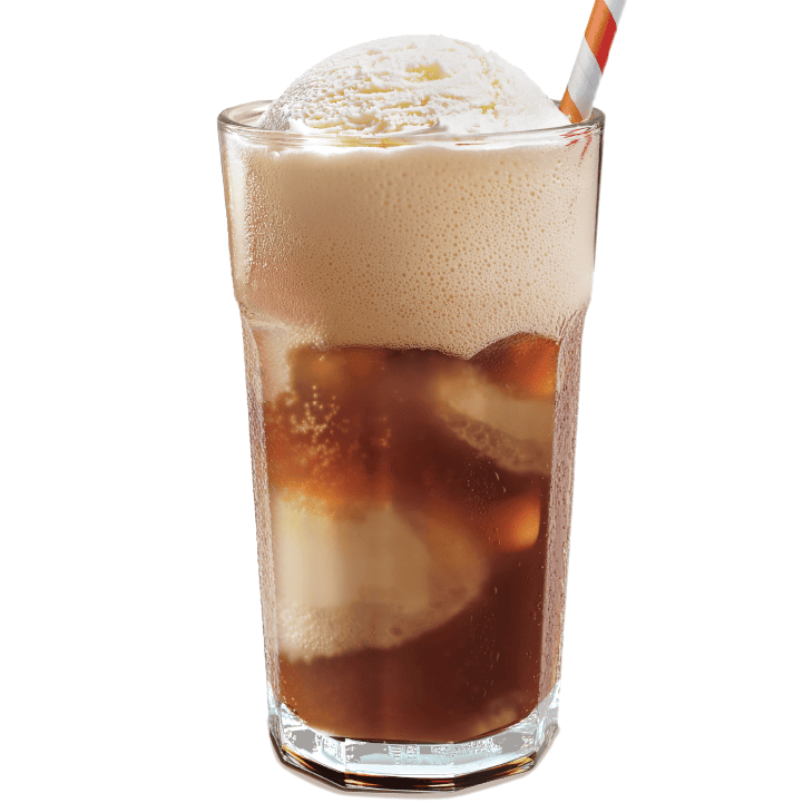 creamy rootbeer float